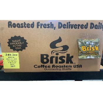 2 oz. Brisk Gourmet Regular Coffee with CF12 Filters - 240 Count